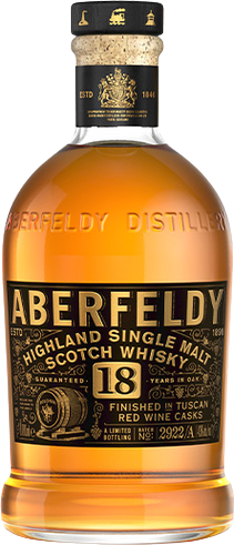 Aberfeldy Scotch Single Malt Finished In Tuscan Red Wine Casks 18yr 750ml