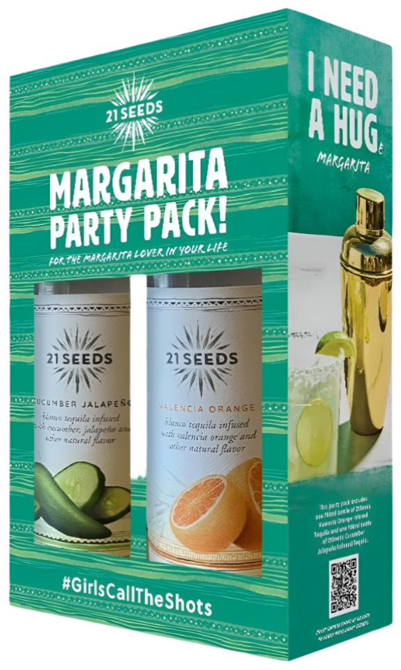 21 Seeds Tequila Margarita Party Pack 750ml