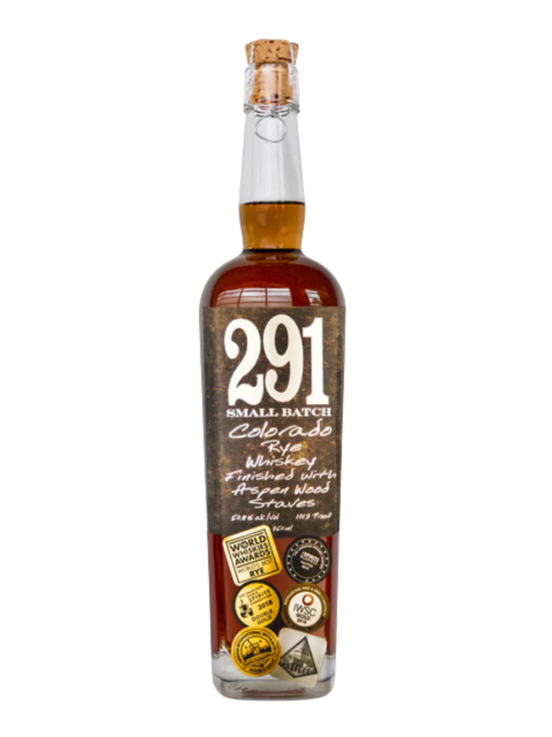 291 Colorado Whiskey Rye Small Batch Finished With Aspen Wood Staves 750ml