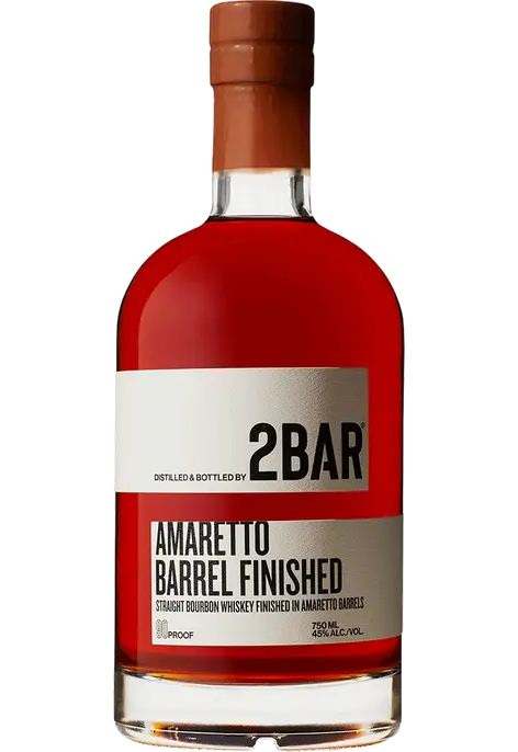 2bar Bourbon Straight Amaretto Barrel Finished Washington 750ml