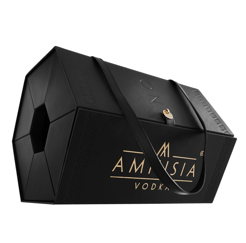Amnisia Vodka Duffle Bag Handcrafted Poland 750ml