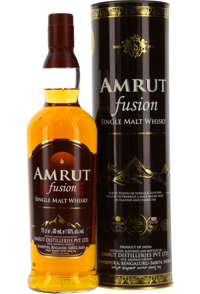 Amrut Whisky Single Malt Fusion India 100pf 750ml