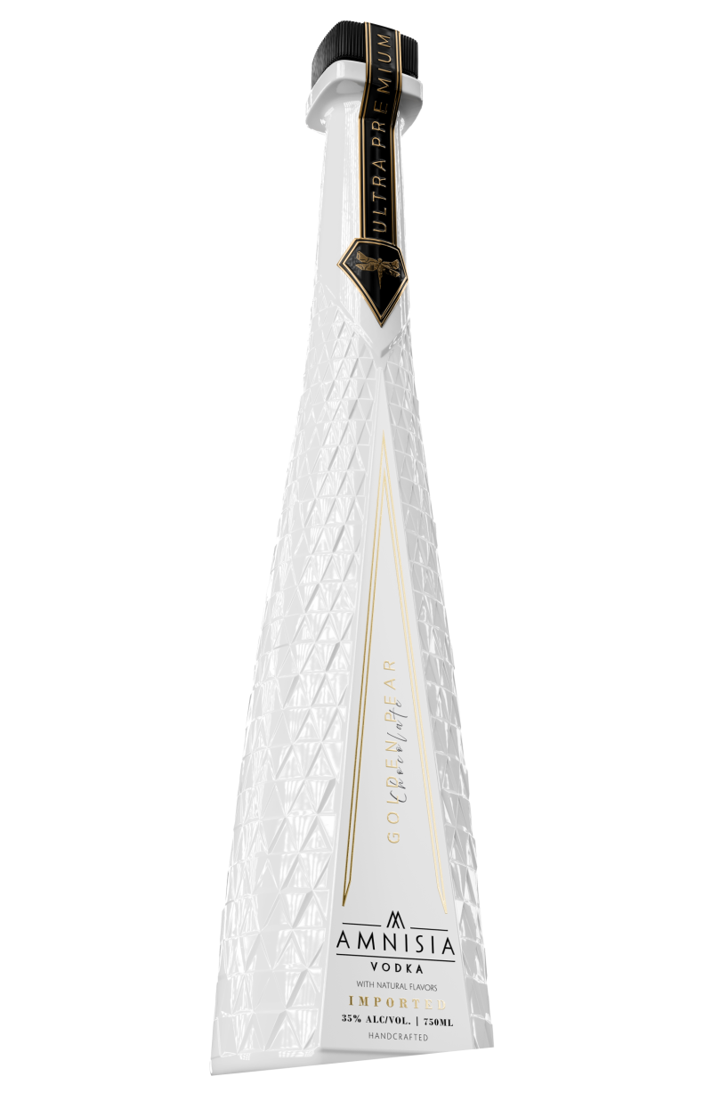 Amnisia Vodka Golden Pear Handcrafted Poland 750ml