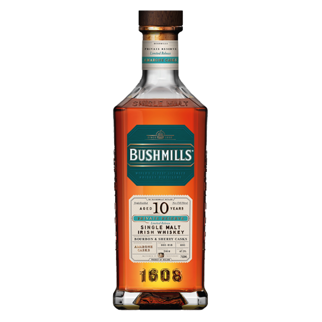 Bushmills Whiskey Single Malt Amarone Casks Private Reserve Limited Release Irish 10yr 750ml