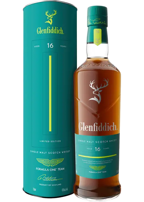 Glenfiddich Scotch Single Malt Limited Aston Martin Release 16yr 750ml