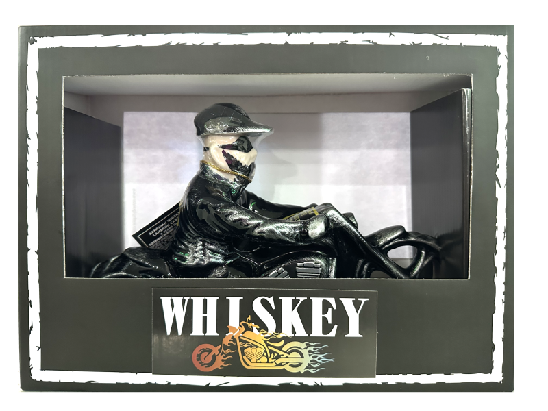 Apollo Motorcycle Figurine Whiskey Xo Armenia 8yr 375ml