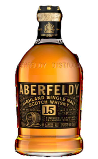 Aberfeldy Scotch Single Malt Finished In Cabernet Sauvignon Casks 15yr 750ml