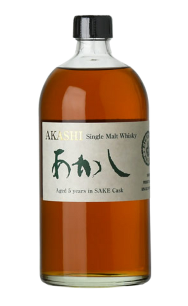 Akashi Whiskey Single Malt Sake Cask Japan 5yr 750ml