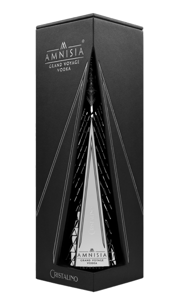 Amnisia Vodka Grand Voyage Cristalino With Gift Box Handcrafted Poland 1li