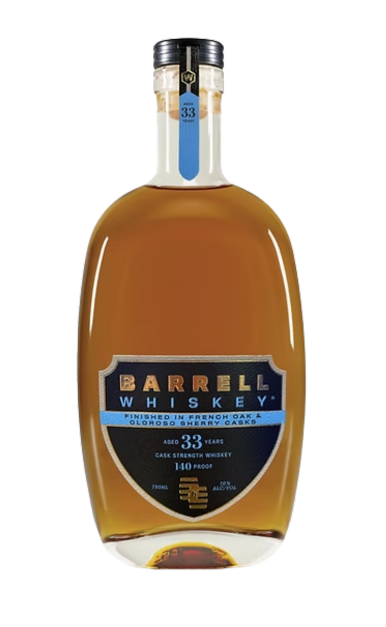 Barrell Whiskey Finished In French Oak & Oloroso Sherry Cask Strength Kentucky 33yr 750ml