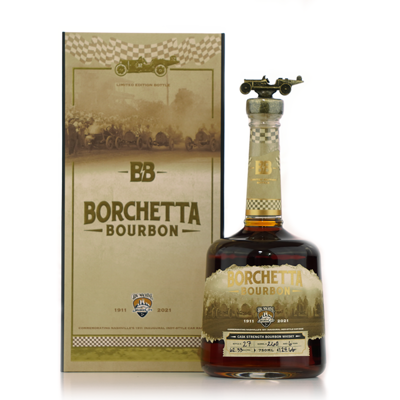 Borchetta Bourbon Single Barrel Cask Strength Limited Edition Grand Prix Bottle 750ml