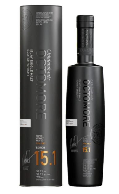 Bruichladdich Octomore Scotch Single Malt Islay Super Heavily Peated 15.1 Edition 700ml