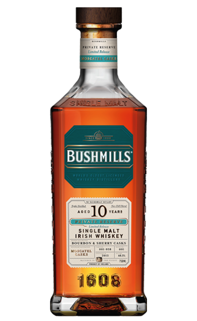 Bushmills Whiskey Single Malt Moscatel Casks Private Reserve Limited Release Irish 10yr 750ml