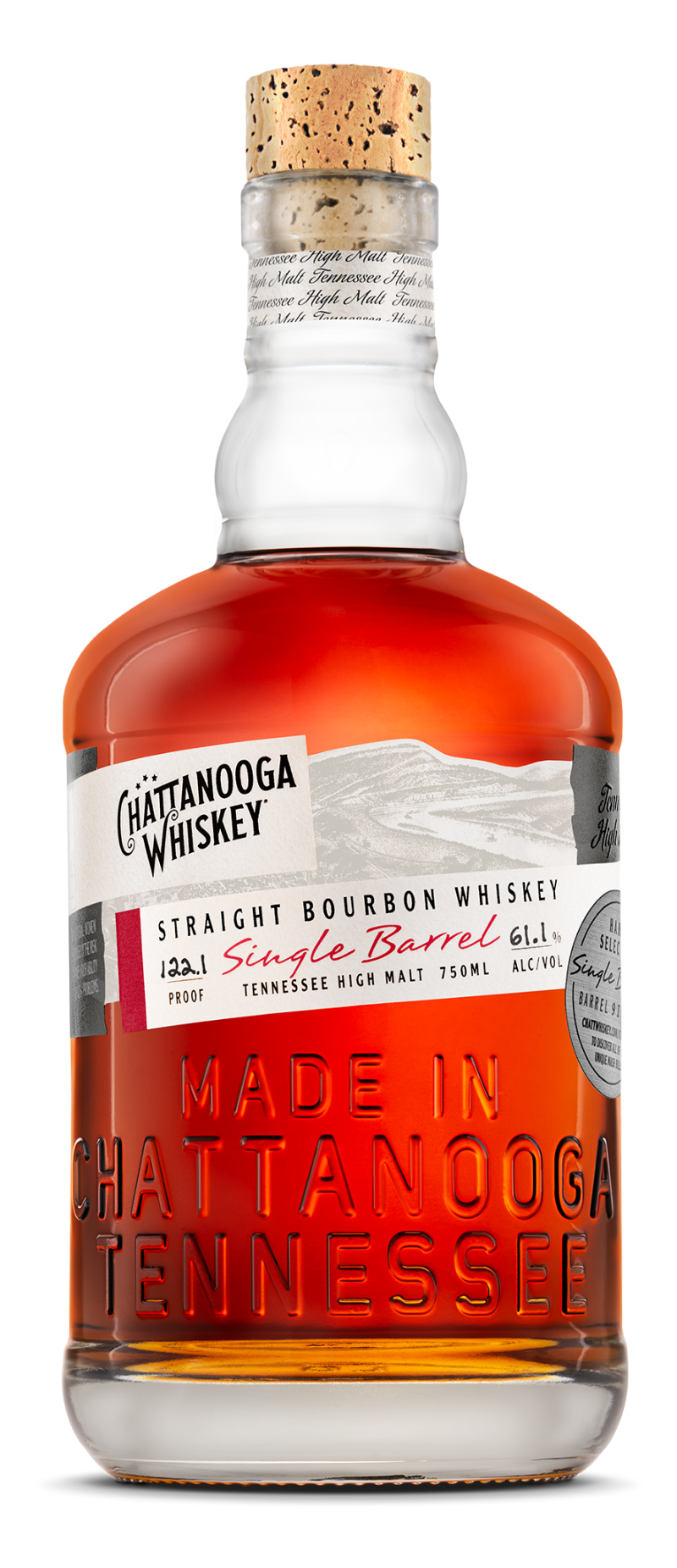 Chattanooga Bourbon Straight High Malt Vintage Release Bottled In Bond Tennessee 750ml