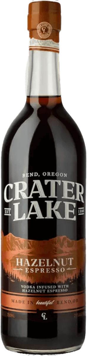 Crater Lake Vodka Hazelnut Espresso Oregon 750ml