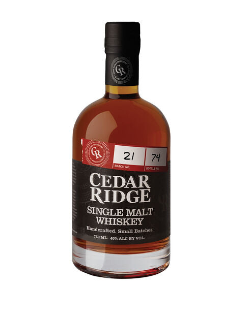 Cedar Ridge Whiskey Single Malt Iowa 750ml