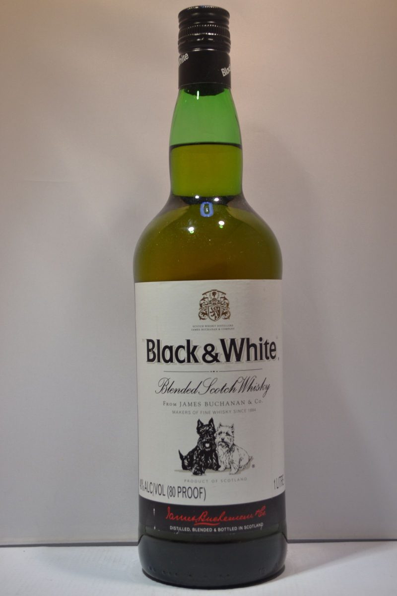 Black & White Scotch Blended 1li