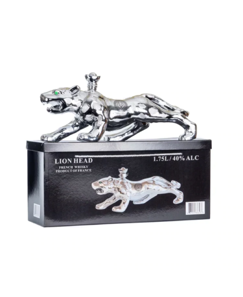 Lion Head Whisky Blended France Jaguar Bottle 1.75li