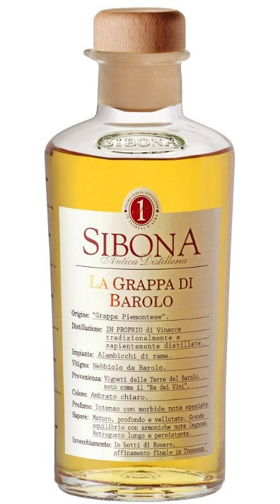 Sibona La Grappa Di Barolo Italy 1li